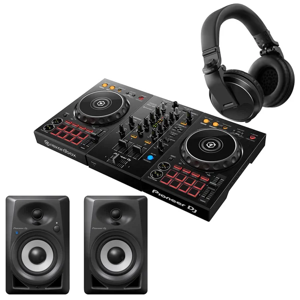 Pioneer DJ Bundle, DDJ 400 Controller, 2 x DM40 Speaker and HDJ-X5 Headphones