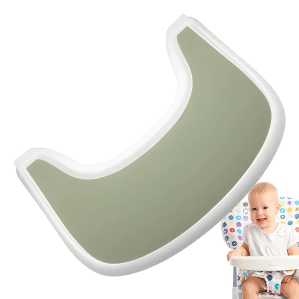 Placemat For High Chair | Silicone For Kids Table Cover | Full Cover | Durable High Chair Placemat, Clean And Hygienic, Dishwasher Safe For Table Top