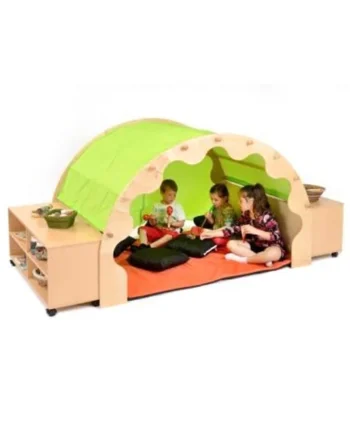 Play Pod Den with Bookcases and Accessories