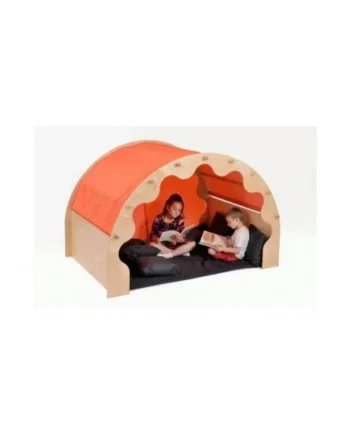 Play Pod Den with Curtains, Cushions & Mat