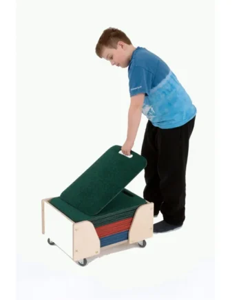 Playground Mat Trolley with 30 Mats
