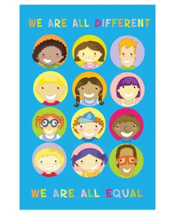 Playground Sign - Different & Equal