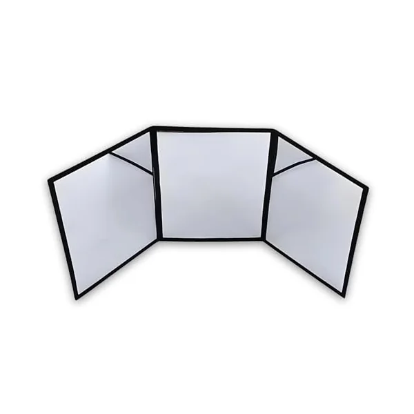 Playlearn Sensory Mirror 3 Way Visual Play and Exploration, 3 Panel Folding,High Contrast Coordination Mirror for Toddlers Early Development & Activity Toys