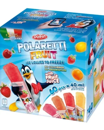 Polaretti Fruit Ice Lollies, 60 x 40ml