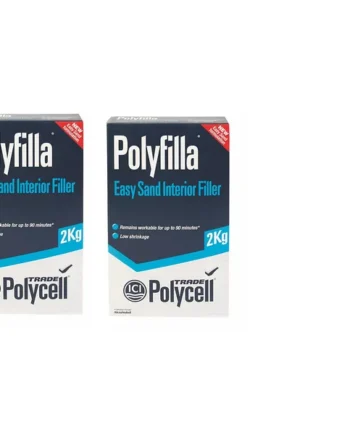 Polycell Polyfilla Easy Sand Interior Filler 2kg Pack of 2