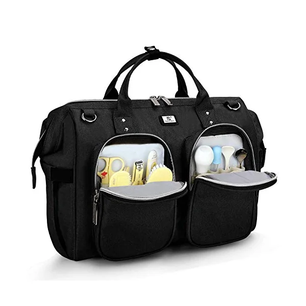 Pomelo Best Baby Changing Bag with Pram Clips and Changing Mat