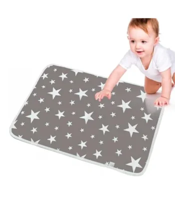 Portable Changing Pad Breathable, Washable, Quilted, Absorbent, Waterproof | Changing Pad Portable for Travel Stroller Car Seat Playroom Diaper Bag Childcare Necessities Shower Registry