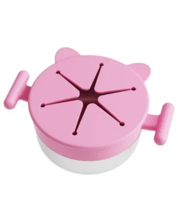 Portable Stainless Steel Snacks Cup with Removable Silicone Lid Spill for Travel Use Snacks Container with Silicone Lid