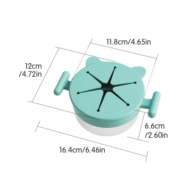 Portable Stainless Steel Snacks Cup with Removable Silicone Lid Spill for Travel Use Snacks Container with Silicone Lid