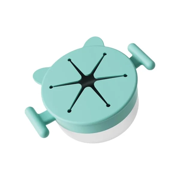 Portable Stainless Steel Snacks Cup with Removable Silicone Lid Spill for Travel Use Snacks Container with Silicone Lid