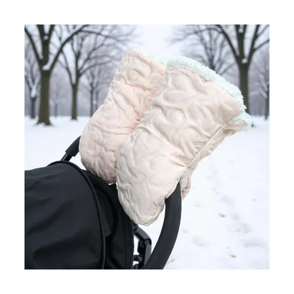 Pram Hand Warmer Gloves Windproof Splashproof Muff for Pushchair Cold Weather Accessories Cold Weather Pushchair Accessories