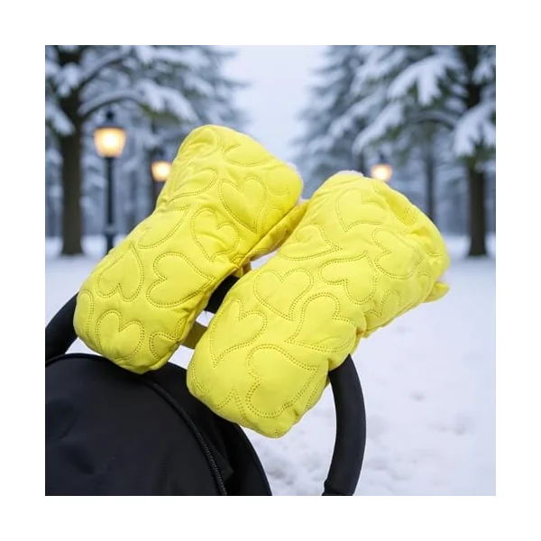 Pram Hand Warmer Gloves Windproof Splashproof Muff for Pushchair Cold Weather Accessories Cold Weather Pushchair Accessories