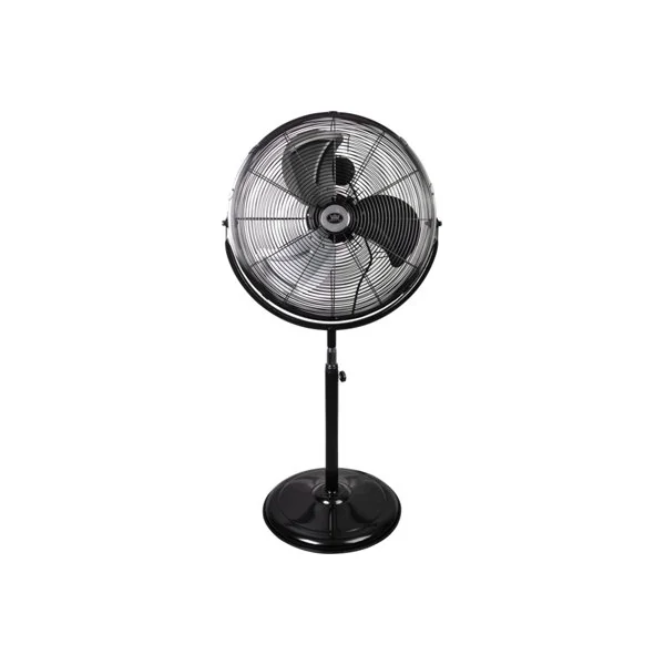 Prem-I-Air 20" High Velocity Stand Fan Adjustable Head 3 Speeds Black