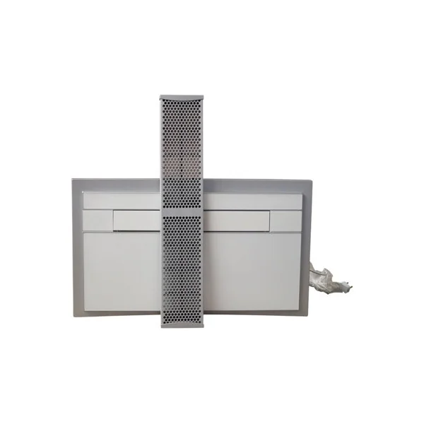 Prem-I-Air High Performance Twin Duct 9000 BTU Per Hour Wall Mounted Air Conditioner with Heat Pump White/Silver