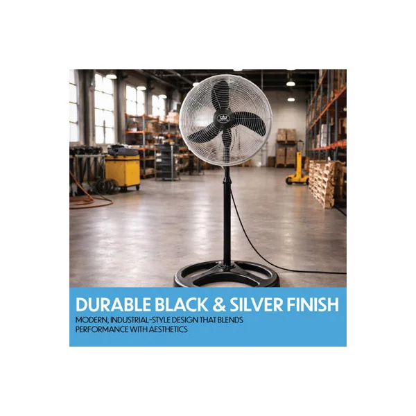 Prem-I-Air High Velocity 18" Pedestal Fan Black