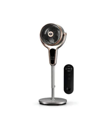 Prem-I-Air Multi Oscillating Stand Fan Black and Gold