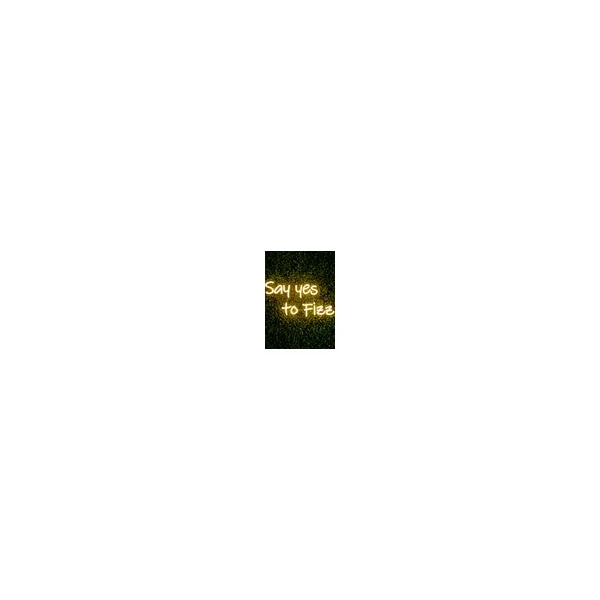 Premier Decorations LED Neon Say Yes to Fizz Wall Sign