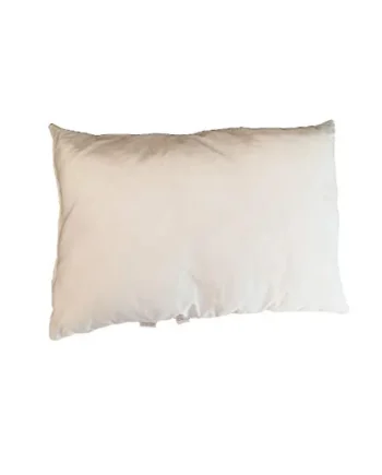 Premium Quality Virgin Hollowfibre Filled Nursery Baby Toddler Junior Anti Allergy Cot Bed Pillow, Poly Cotton Cover, 40cm x 60cm, Made in U.K