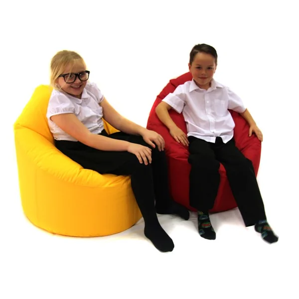 Primary Leatherette Beanbag Chair