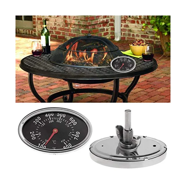 Professional Multifunctional Oval BBQ Thermo Meter with for Butterfly Mother for Grill Barbecue Temperature Baby Room Thermo Meter