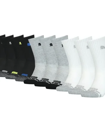 Puma Boy's Crew Socks, 10 Pack in Medium