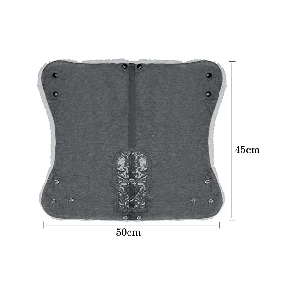 Pushchair Hand Muff Winter Thermal Fleece Stroller Pram Hand Gloves Buggy Mittens Waterproof Windproof Thick Warm Baby Stroller Gloves Hand Warmers Outdoor Cold Weather