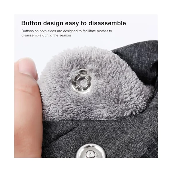 Pushchair Hand Warmer Gloves Pushchair Hand Warmer Muff Mittens Windproof Splashproof Handmuffs for Pram