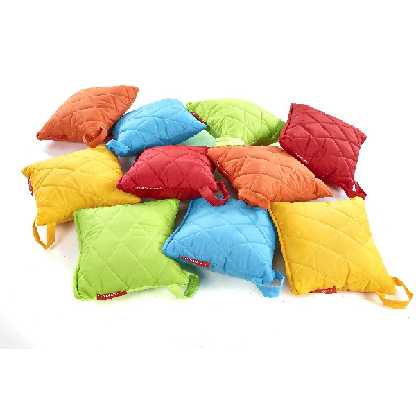 Quilted outdoor cushions