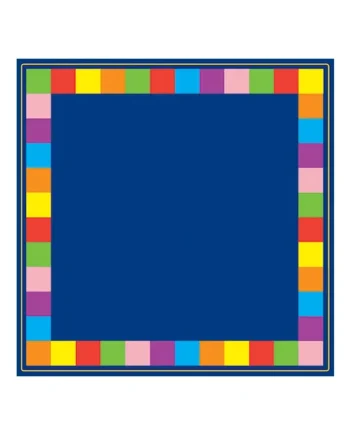Rainbow Edge Carpet 3x3m