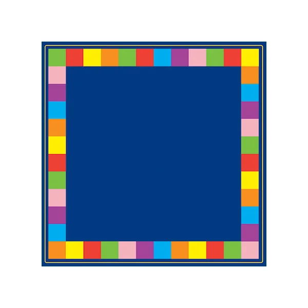 Rainbow Edge Carpet 3x3m