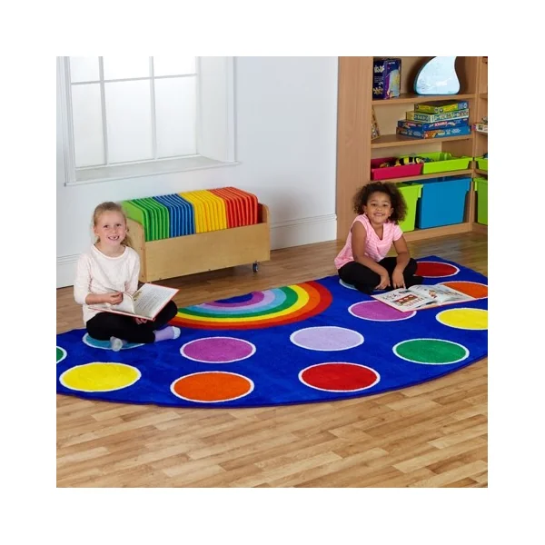 Rainbow Semi-Circle Carpet
