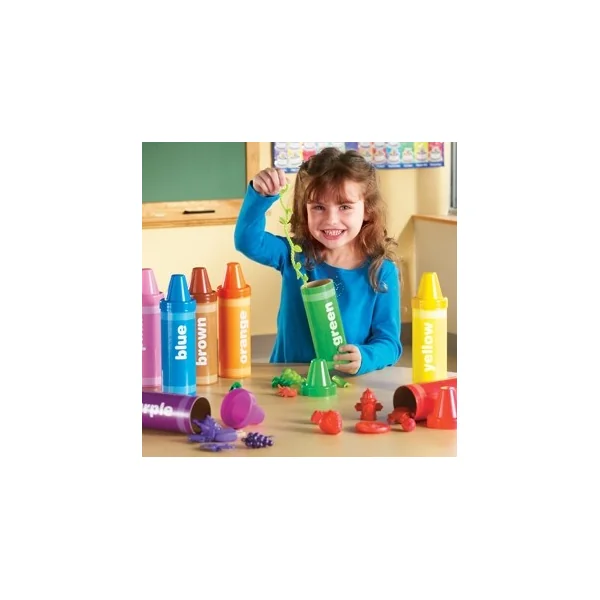 Rainbow Sorting Crayons
