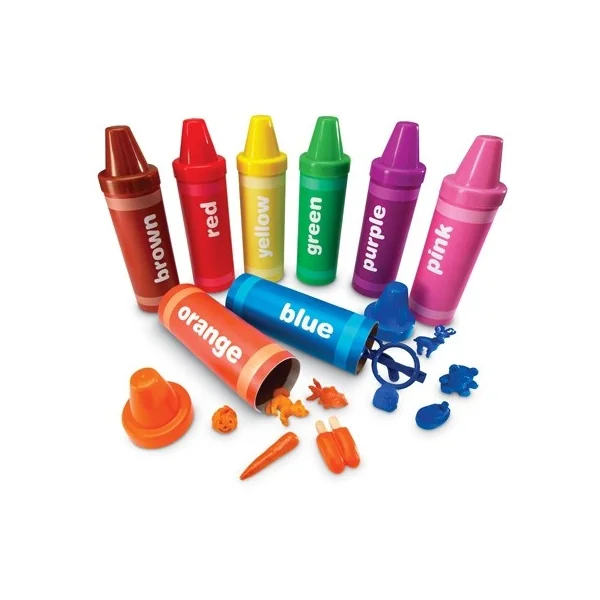 Rainbow Sorting Crayons