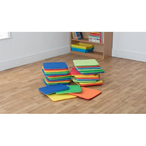 Rainbow Square Cushions with Holdall