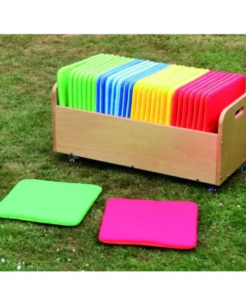 Rainbow Square Cushions with Trolley