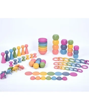 Rainbow Wooden Super Set