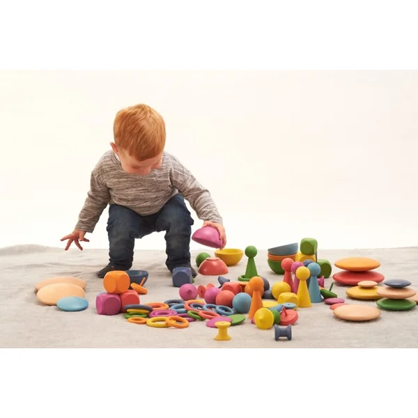 Rainbow Wooden Super Set