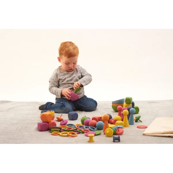 Rainbow Wooden Super Set