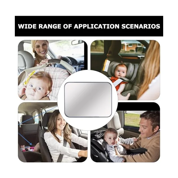 Rear Facing Car Seat Mirrors | Shatterproof Adjustable Backseat Baby Rear View for Car,Acrylic Safety Car Seat Car Interior Rearview Baby for Suv Trucks