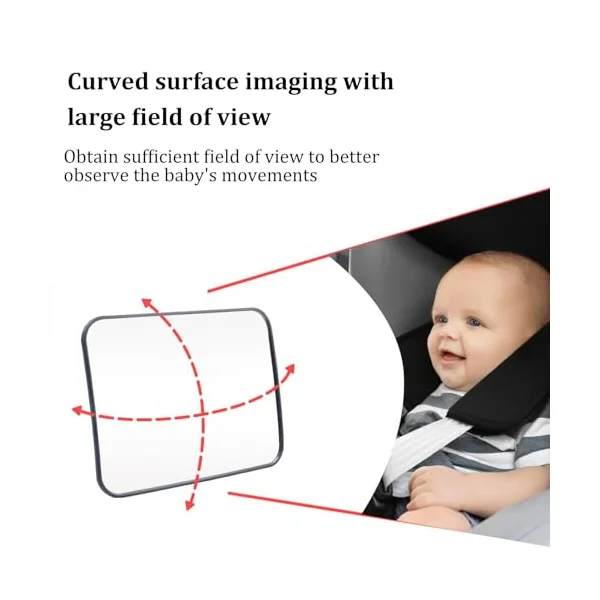 Rear Facing Car Seat Mirrors | Shatterproof Adjustable Backseat Baby Rear View for Car,Acrylic Safety Car Seat Car Interior Rearview Baby for Suv Trucks