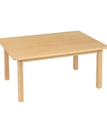 Rectangular Solid Beech Table