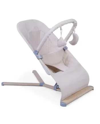 Red Kite Baya Bouncer - Ergonomic Self-Bouncing Adjustable Baby Bouncer with Toy Bar (Oatmeal)
