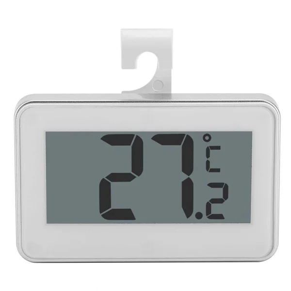 Refrigerator Thermometer,Digital Waterproof Freezer with Hook- Easy to Read Large Display, Room Fridge Thermometer