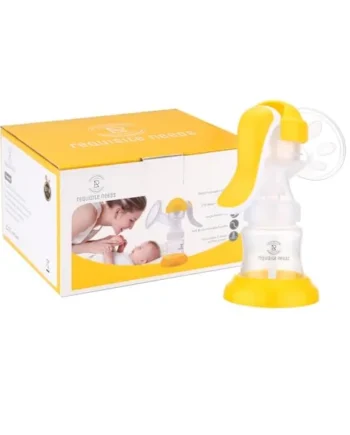 REQUISITE NEEDS Manual Breast Pump, Compact Design, Personal Fit Flex Shields, with Cleaning Brush