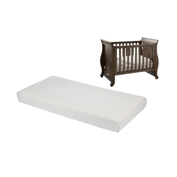 Restorology Premium Quality Baby Travel Cot Mattress Fits Most Graco/M&P/Babylo Deluxe/BabyBjörn/Silver Cross/Toddler cot Mattress - Removable Washable Zip Cover (Size : 112 x 55 x 6 cm)