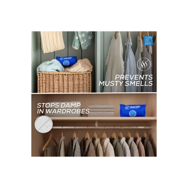 Reusable Moisture Trap Car Home Dehumidifier Bags Rechargeable Microwave Moisture Absorber Sachets Bag