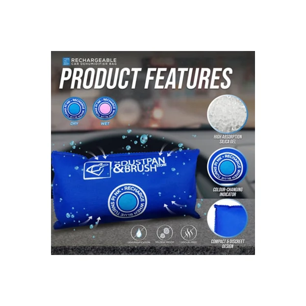 Reusable Moisture Trap Car Home Dehumidifier Bags Rechargeable Microwave Moisture Absorber Sachets Bag