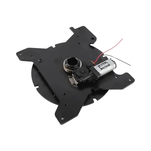 RiToEasysports Seat Swivel Base Electric Rotating Seat Base Carbon Steel 360 Degree Rotation 340 X 320 Mm Remote Control 90 Degree Adjustment for RV Trucks MPVs Driver Passenger Side