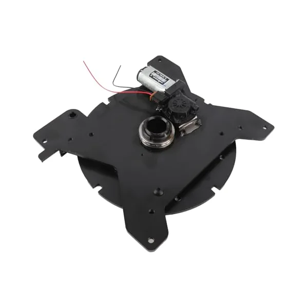 RiToEasysports Seat Swivel Base Electric Rotating Seat Base Carbon Steel 360 Degree Rotation 340 X 320 Mm Remote Control 90 Degree Adjustment for RV Trucks MPVs Driver Passenger Side