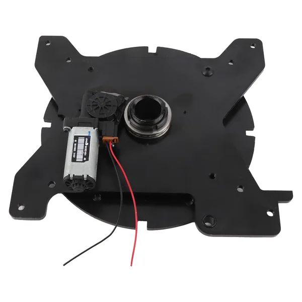 RiToEasysports Seat Swivel Base Electric Rotating Seat Base Carbon Steel 360 Degree Rotation 340 X 320 Mm Remote Control 90 Degree Adjustment for RV Trucks MPVs Driver Passenger Side